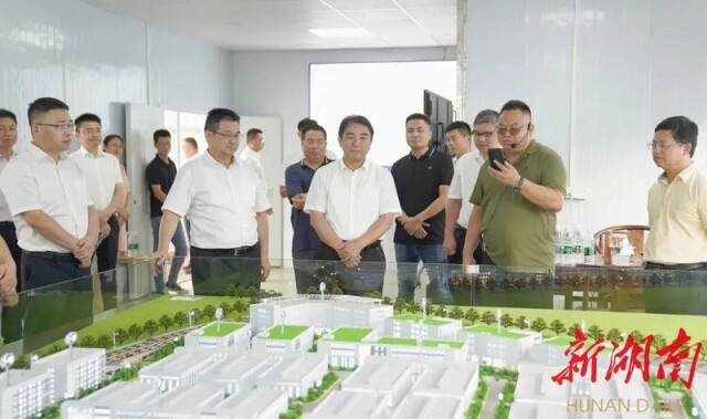 市委书记曹普华深入湘阴调研产业项目建设(图3)
